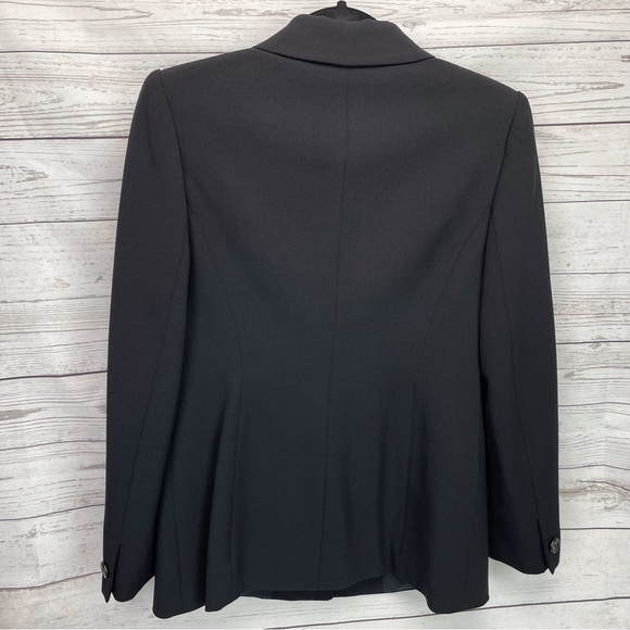 🍁 Classiques Entier Petites Lined Blazer Wool Blend Jacket Coat sz 4P - Picture 2 of 6